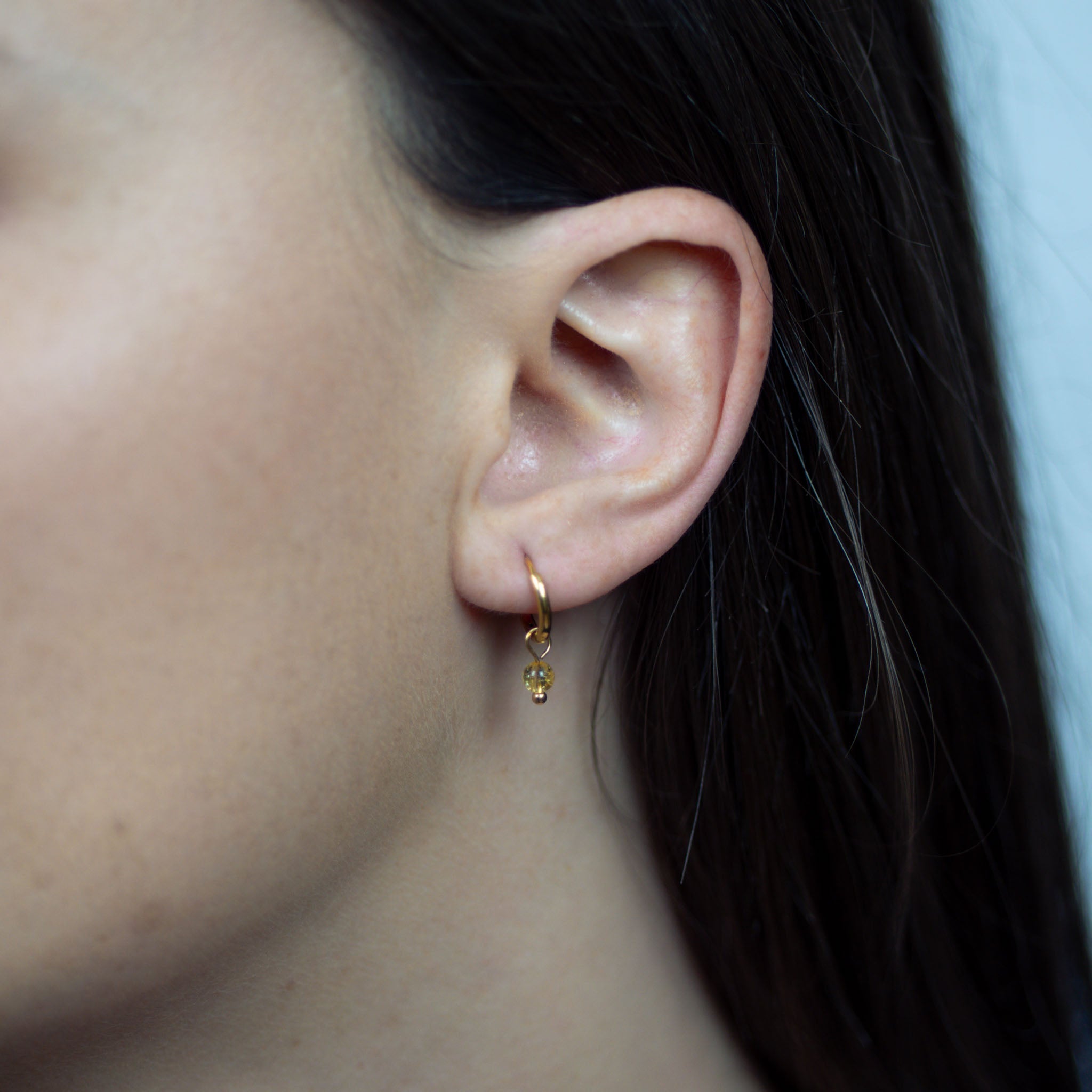 Boucles d'oreilles Serena en pierres Citrine - SLOYA
